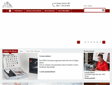 Tablet Screenshot of iba-hartmann.de